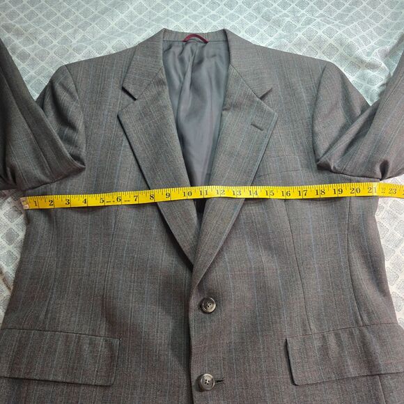 Hart Schaffner & Marx Raleighs Heritage Collection Blazer Gray 42R - Picture 8 of 12